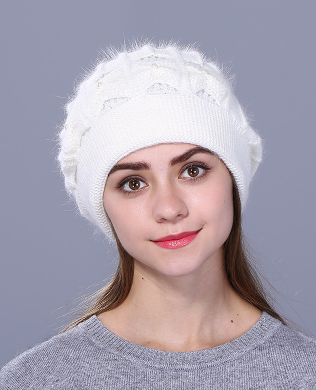 Autumn Rabbit fur beret Autumn Rabbit fur beret