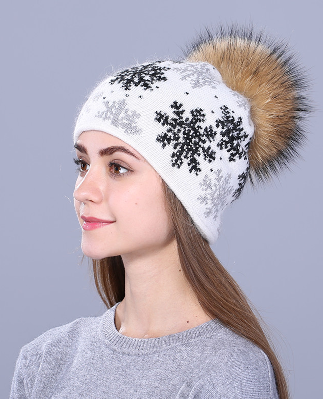 Real mink knitted Beanie Real mink knitted Beanie