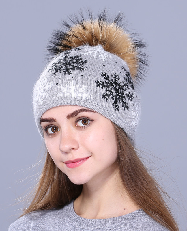 Real mink knitted Beanie Real mink knitted Beanie