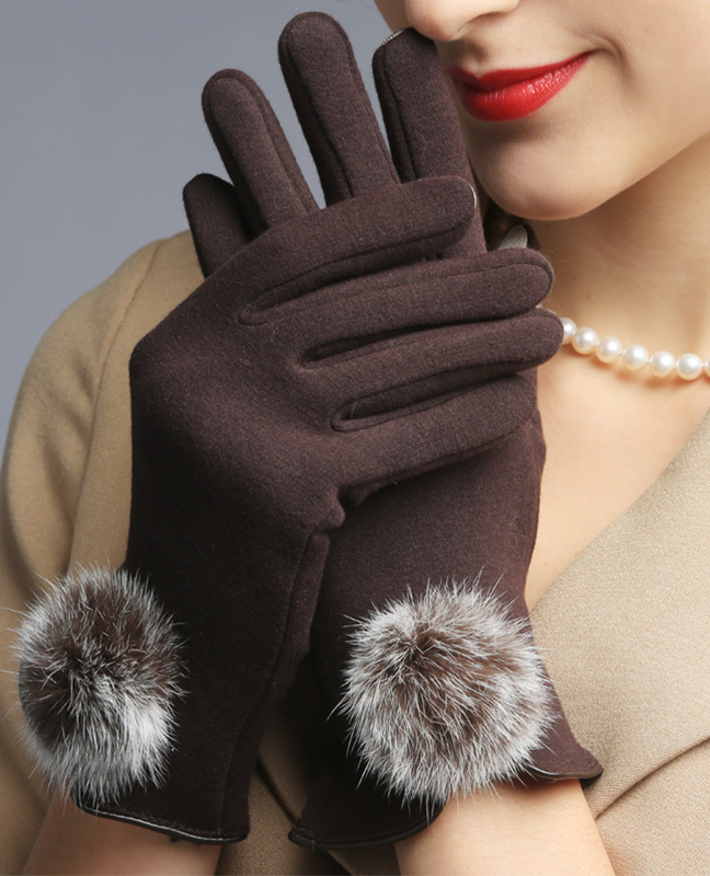 Plush Lace Mitten Plush Lace Mitten