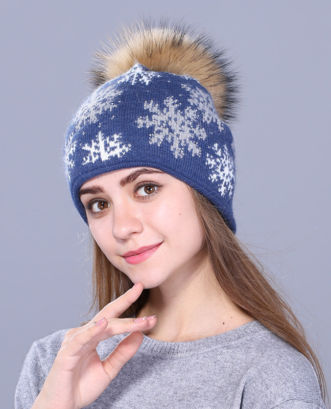 Real mink knitted Beanie Real mink knitted Beanie