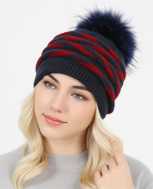 Double-deck Rabbit fur winter hat Double-deck Rabbit fur winter hat